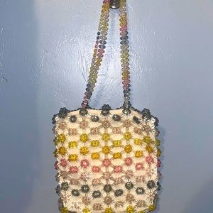 Beaded flower bag